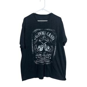 Johnny Cash Black Band Tee size XL